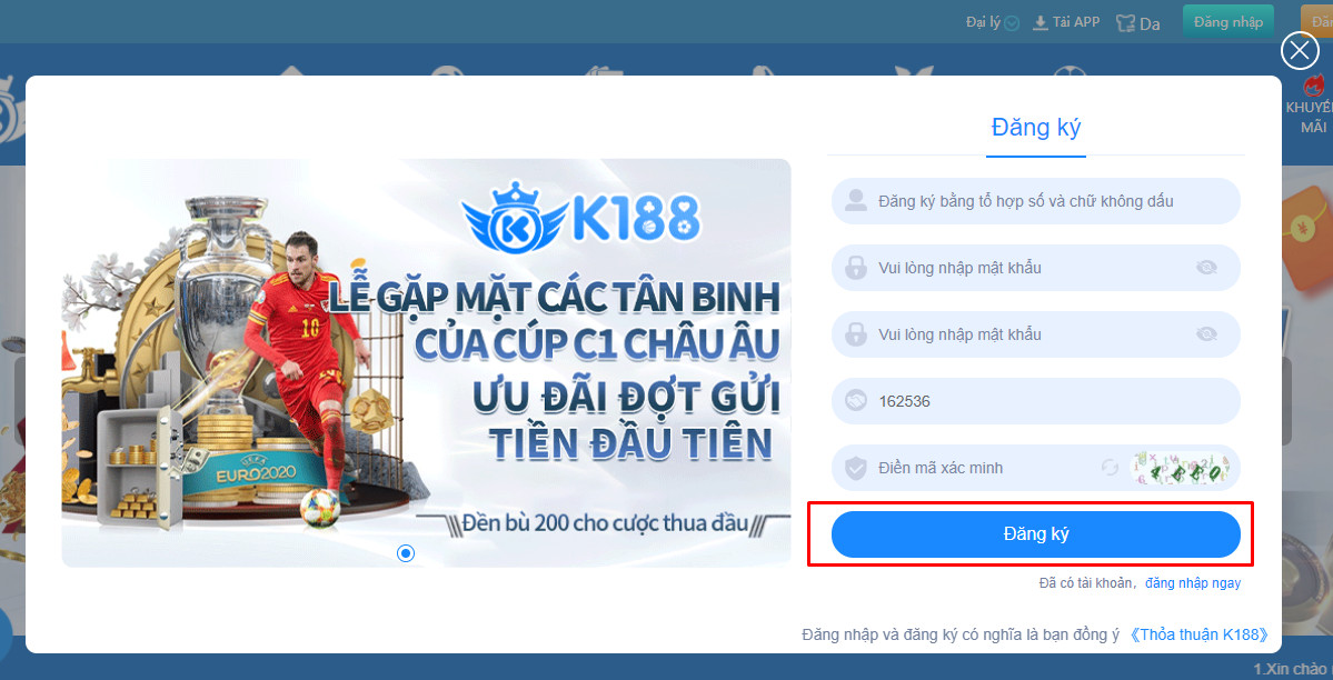 Đăng ký tài khoản chơi game dễ dàng