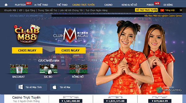 Lợi thế mà nhà cái M88 cung cấp khi tham gia trải nghiệm game