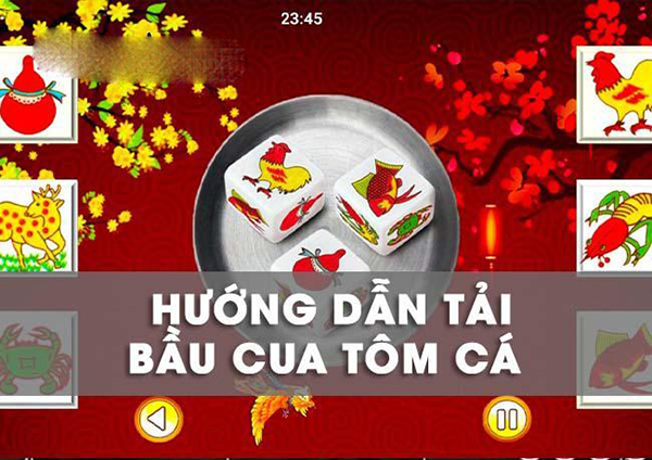 Hướng dẫn cách tải bầu cua tôm cá